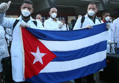 Cuban doctors in the Henry Reeve Brigade