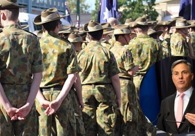 Australian army soldiers and defence minister richard marles