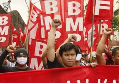 BMP contingent marches on Bonifacio Day, November 30, Manila.