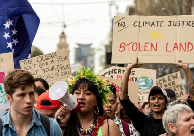 Climate Strike protest in Melbourne on September 20.