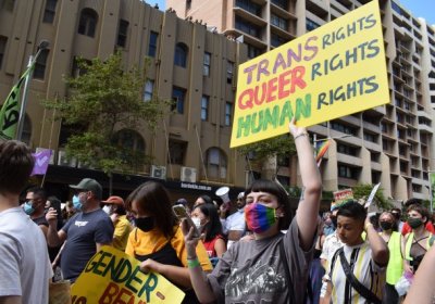 Pride in Protest in Sydney. Photo: Chloe de Silva