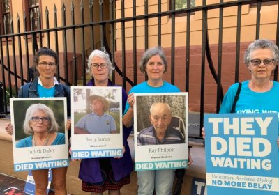 Dying with Dignity campaigners