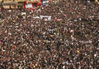 More than a million people pack Tahrir Square