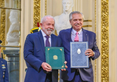 Lula da Silva and Alberto Fernández