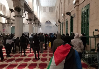 Al Aqsa mosque under attack