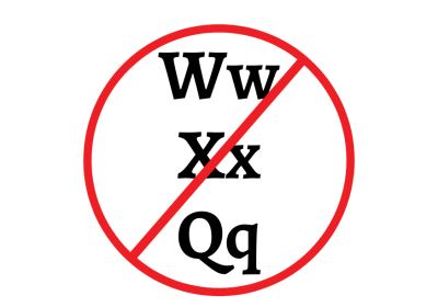 Kurdish letters w, x and q