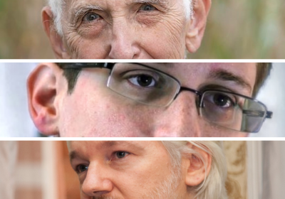 Daniel Ellsberg, Ed Snowden, Julian Assange