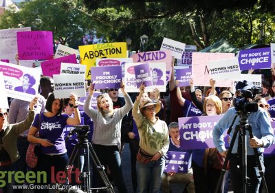 Rallying for abortion rights
