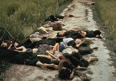 Civilians massacred by US forces. My Lai, Vietnam, 1968.