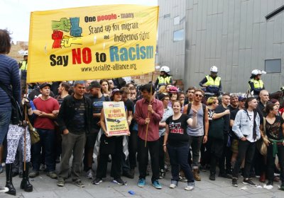 Successful 2015 counter protest against "Reclaim Australia" in Melbourne