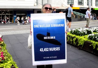 the money for nuclear subs could instead be spent on public health and education
