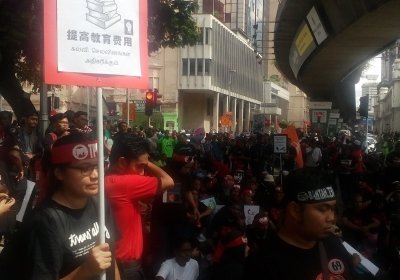 Rally against the TPP in Kuala Lumpar, January 23.
