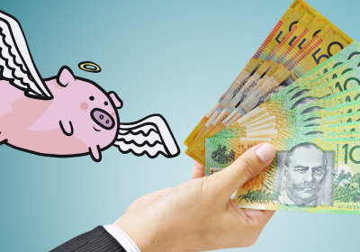 Wealth will trickle down from the super rich to ordinary people 'when pigs fly'