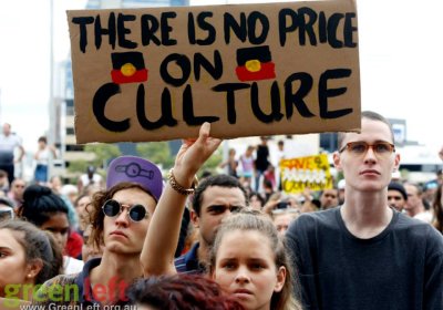 Protesters in Perth