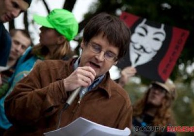 John Bellamy Foster address Occupy Eugene