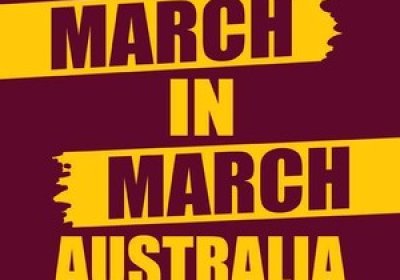 March in March graphic