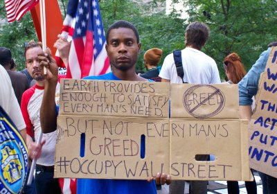 Occupy Wall Street protester