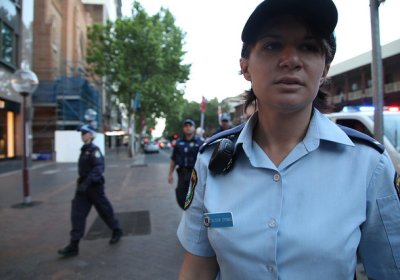Police at Occupy Sydney
