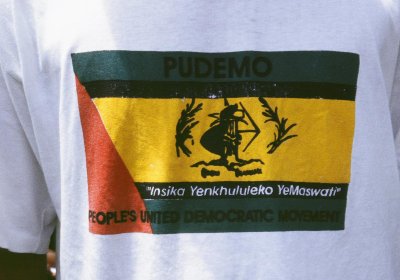 PUDEMO People's United Democratic Movement t-shirt.