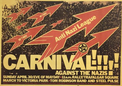 David King's famous 1978 Rock Against Racism Carnival poster