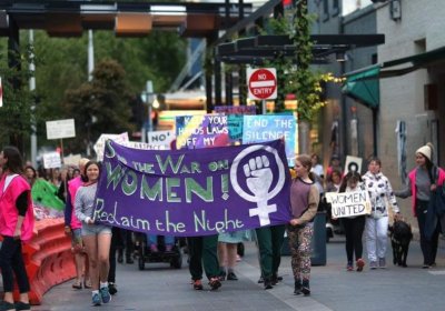 Reclaim the Night in Geelong on October 25. Photo: Sue Bull