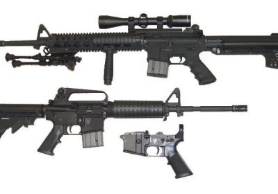 AR-15 style assault rifle