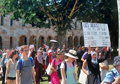 Students demand that UQ divests from Israeli weapons companies