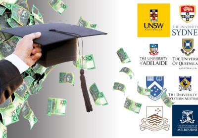 Australian universities graphic