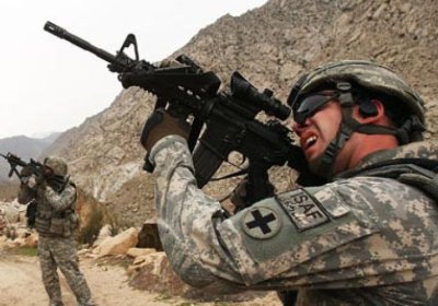 US soldiers in Afghanistan.
