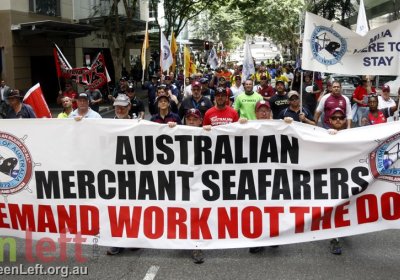 Australian merchant seafarers demand work not dole