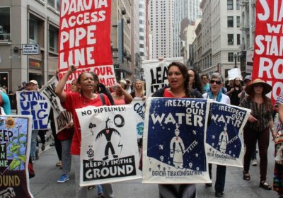 March against DAPL in San Francisco.