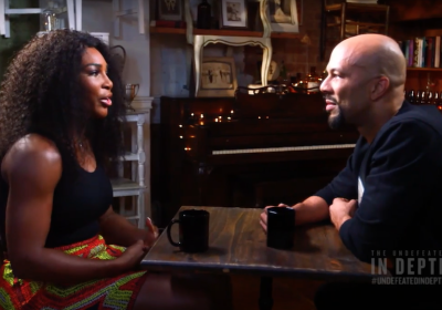 Serena Williams and Common discuss race, gender and sport in an ESPN interview.