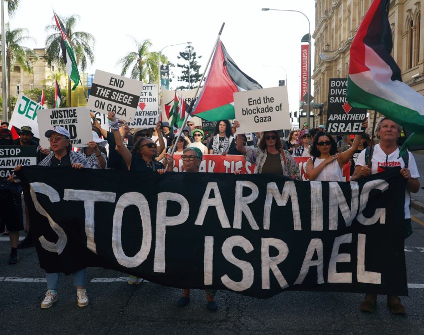 brisbane palestine rally