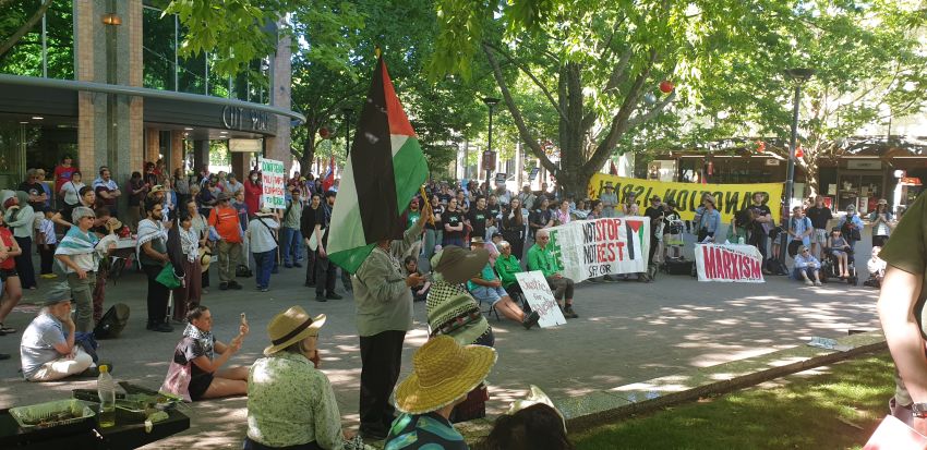 Canberra palestine protest