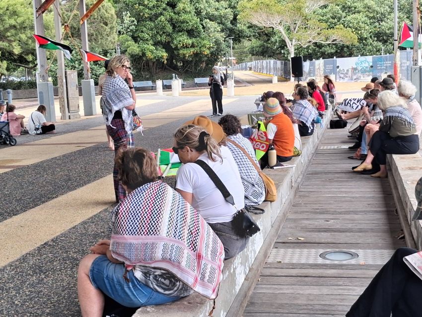 newcastle palestine protest