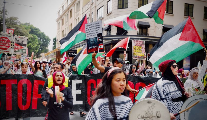 Palestine rally in Sydney