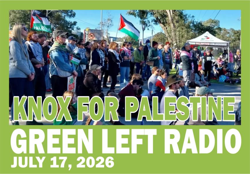 Knox for Palestine: Green Left Radio