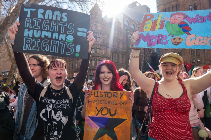 sydney students say no to hanson