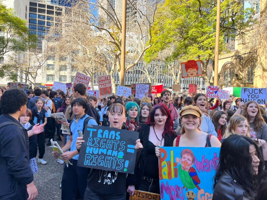 sydney students say no to hanson