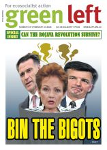 green left 1447 front cover "bin the bigots" 