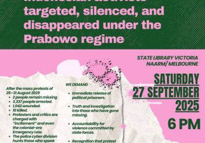 A vigil for the disappeared