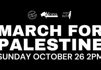 March for Palestine: Peace Park to Parliament House 26/10/2025 – Tarntanya