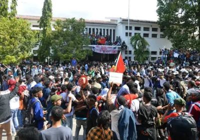 student protest in Timor-Leste