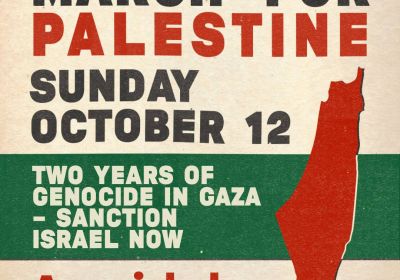 Poster for rally
