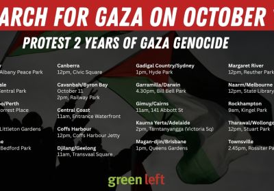 MARCH FOR GAZA ON OCTOBER 12