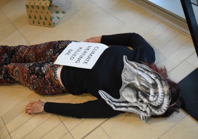 Santos Seven marine die-in Santos Adelaide