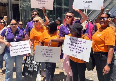 Women Protesting Family Violence