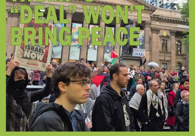 Trump's 'deal' won't bring peace