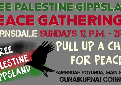 Peace Gatherings Bairnsdale – Gunaikurnai Country graphic