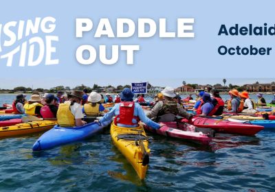 Graphic: Rising Tide Paddle Out Training Day 19/10/2025 Adelaide